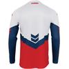 Maglia Cross Adulto THOR SECTOR CHEVRON Rosso Blu in Attrezzature e Accessori
