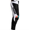 Pantaloni Cross Adulto THOR PULSE REACT Nero Bianco in Abbigliamento