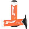 Manopole motocross Pro Grip triple density 788 Bianco Arancione fluo in Motocross