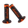 Manopole motard Domino DSH Nero Arancione in Motard
