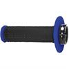 Manopole motard Pro Grip Lock-On 708 nero/blu in Motard