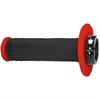 Manopole motard Pro Grip Lock-On 708 Nero Rosso in Motard