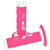 Manopole motard Pro Grip 791 Bianco rosa fluo in Motard