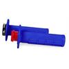 Manopole motard LOCK-ON Racetech Blu in Motard