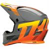 Casco Moto Cross THOR SECTOR 2 CARVE Grigio Arancio - Lucido in Abbigliamento