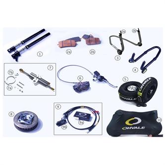 forcella kit upgrade originale ohvale gp0 evo 22 25 racing