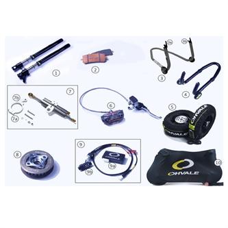 cavalletto posteriore originale ohvale gp2 21 25