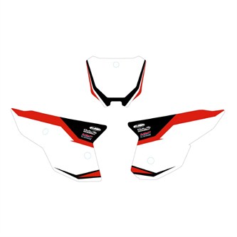 adesivi portanumero honda crf 450 r 2021 2024