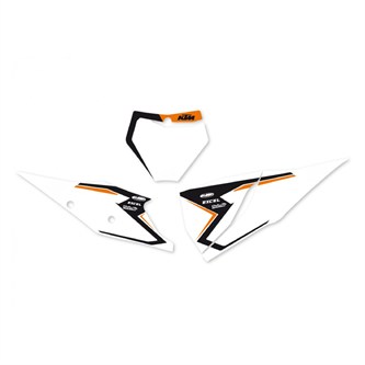 adesivi portanumero ktm 250 exc evomotor
