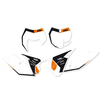 adesivi portanumero ktm 300 exc 2014 2016
