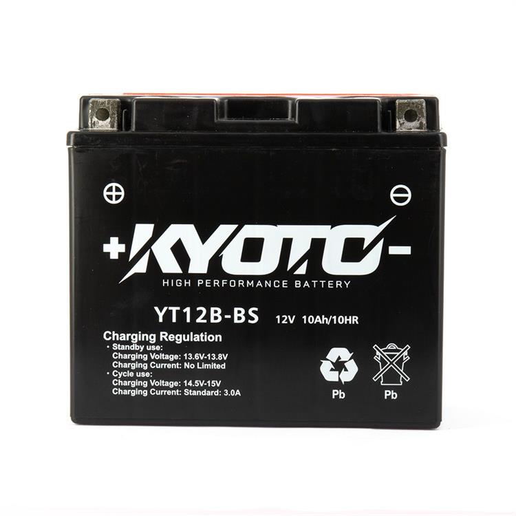 Batteria Kyoto GT12BBS DUCATI Monster (M400AA/M403AC) 620cc 2002-2004 (Yuasa code YT12B-BS)