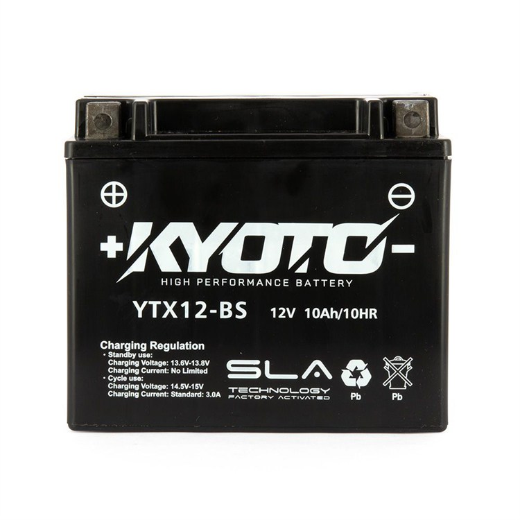 Batteria Kyoto GTX12BS SLA GILERA Runner VXR 4T 180cc 2000-2001 (Yuasa code YTX12-BS)