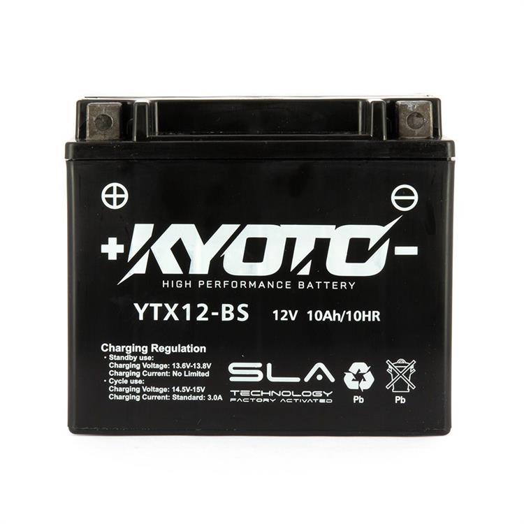Batteria Kyoto GTX12BS SLA SUZUKI SV 650cc 2003-2009 (Yuasa code YTX12-BS)