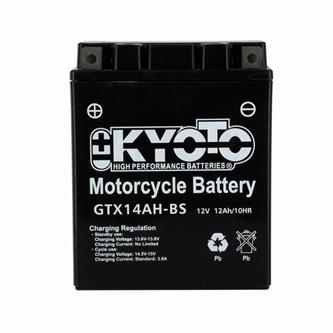 batteria kyoto gtx14ah bs yamaha yfm 350 g 2x4 grizzly 2007 2010
