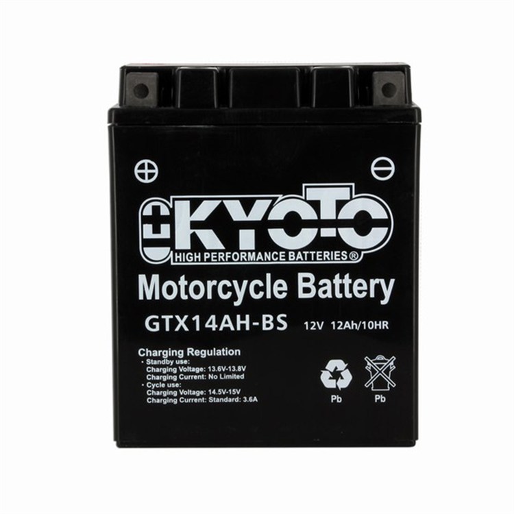 Batteria Kyoto GTX14AH-BS Yamaha YTM 200 Tri Moto (1983-1985)