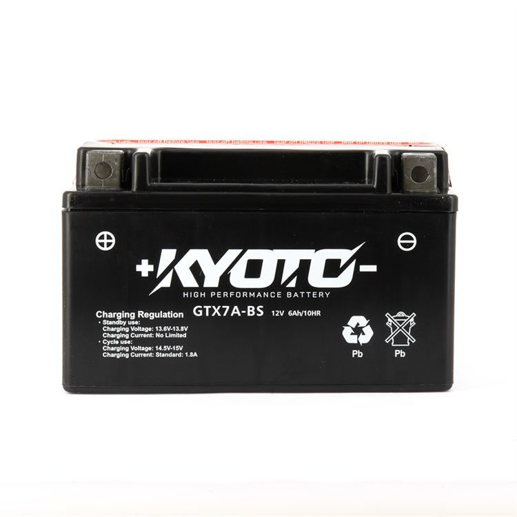 Batteria Kyoto GTX7A-BS  ADLY Noble 4T 125cc (2006-2009) [Yuasa code YTX7A-BS]