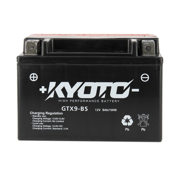 Batteria Kyoto GTX9BS AGM ADLY S Sport ATV 4T 150cc 2004-2009 (Yuasa code YTX9-BS)