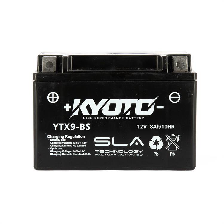 Batteria Kyoto GTX9BS GARELLI TM125T-28A Noi 125cc 2008-2009 (Yuasa code YTX9-BS)