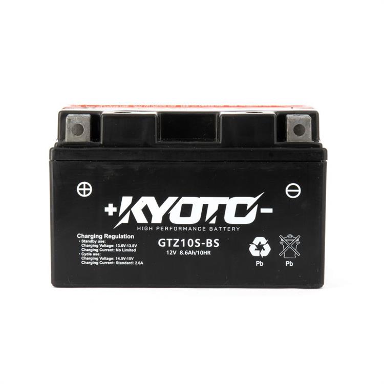 Batteria Kyoto GTZ10SBS YAMAHA YZF R6 R600cc 2006-2016 (Yuasa code YTZ10-S)