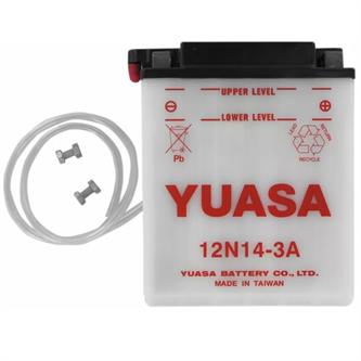 batteria yuasa 12n14 3a yamaha venture 480 xl 91 97