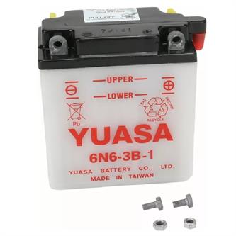 batteria yuasa 6n6 3b 1 yamaha xt 500 76 89