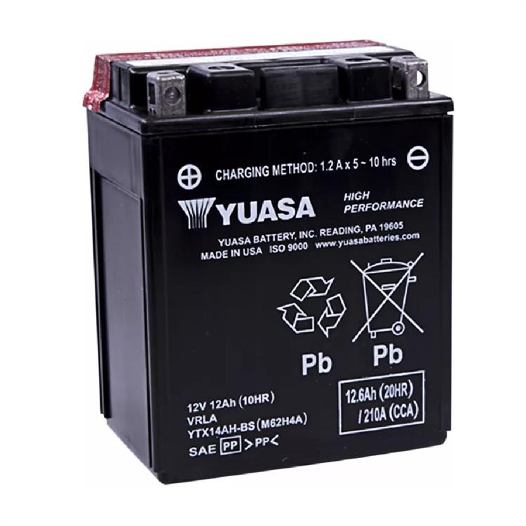 Batteria Yuasa YTX14AH-BS Polaris IQ 600 Touring (08-10)