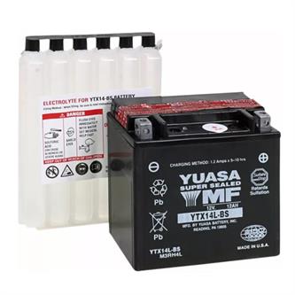 batteria yuasa ytx14l bs harley davidson xl 1200 v abs seventy two 14 16