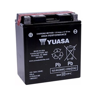 batteria yuasa ytx20ch bs arctic cat textron h2 1000 efi 4x4 thundercat 09 10