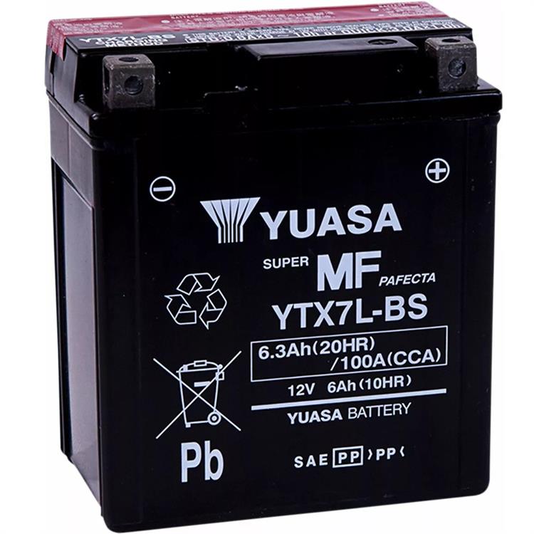 Batteria Yuasa YTX7L-BS AGM senza manutenzione