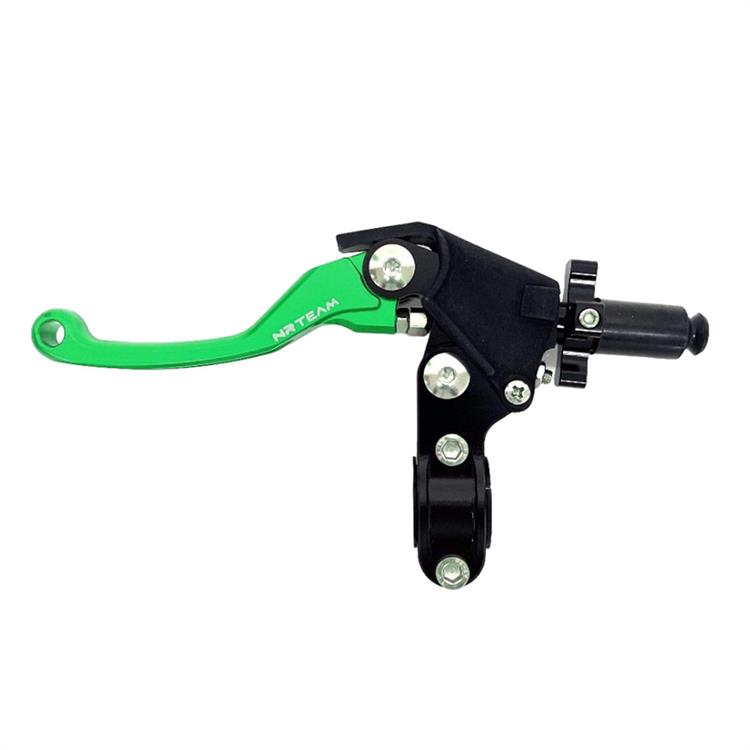 Braccialetto frizione universale + leva CNC antirottura Verde