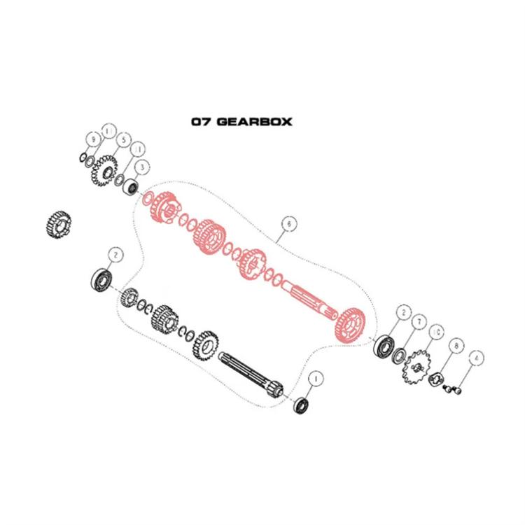 Cambio secondario DAYTONA 150-190-212