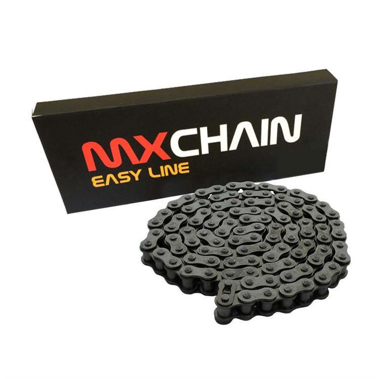 Catena MX Chain 420 economica senza O-RING 140 maglie - Nero