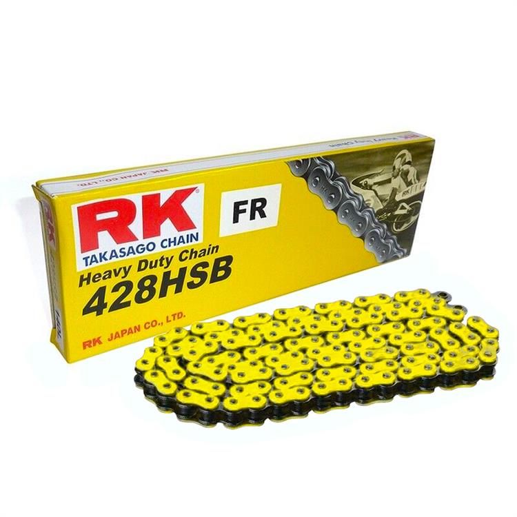 Catena RK 428 140 maglie Giallo
