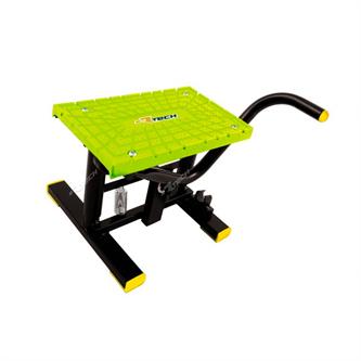 cavalletto racetech a leva per minimotard antiscivolo giallo fluo