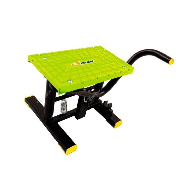 Cavalletto Racetech a leva per minimotard antiscivolo Giallo fluo