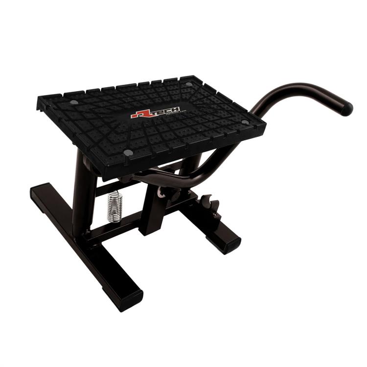 Cavalletto Racetech a leva per minimotard antiscivolo Nero