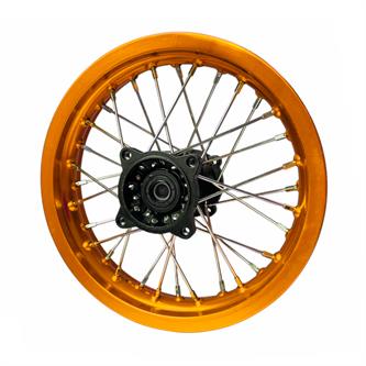 cerchio posteriore 14 cross perno 15mm oro