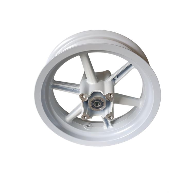Cerchio posteriore lega Bianco 3.50-12 con cuscinetti 15mm