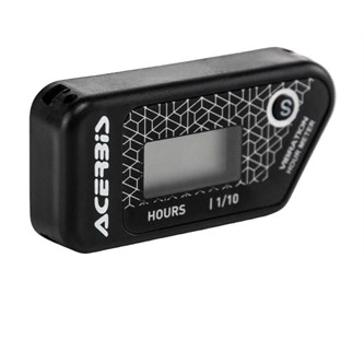 contaore a vibrazione wireless nero acerbis
