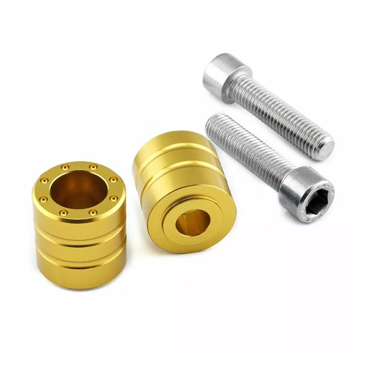 Contrappesi manubrio Bmw S 1000 HP4 ABS HP4 (2013-2014) ergal Oro Pro Bolt