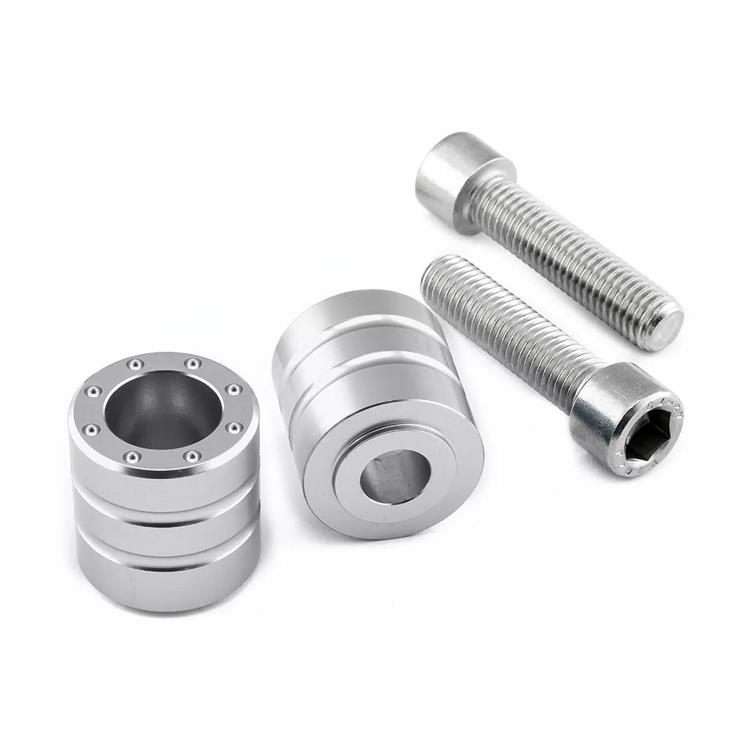 Contrappesi manubrio Bmw S 1000 R ABS (14-20) ergal Argento Pro Bolt