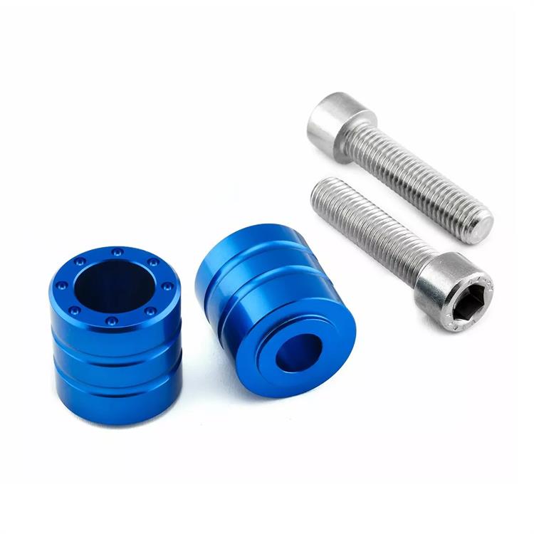 Contrappesi manubrio Bmw S 1000 RR (10-12) ergal Blu Pro Bolt