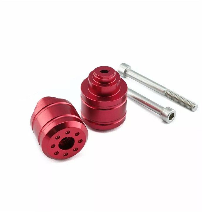 Contrappesi manubrio Honda CBR 1000 RR ABS Fireblade (2021) ergal Rosso Pro Bolt