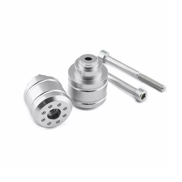 Contrappesi manubrio Honda VTR 1000 F Fire Storm (97-06) ergal Argento Pro Bolt