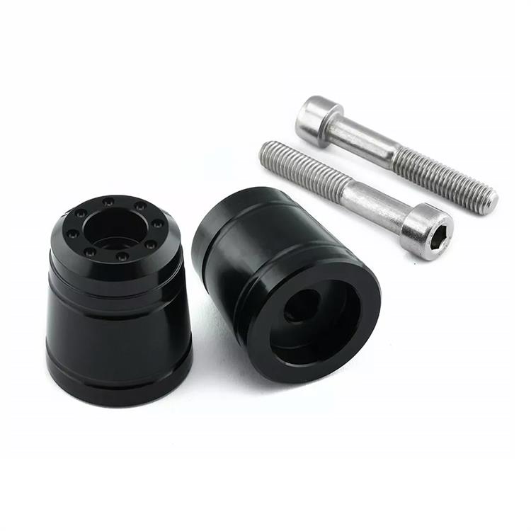 Contrappesi manubrio Kawasaki ZRX 1200 S (2001-2004) ergal Nero Pro Bolt