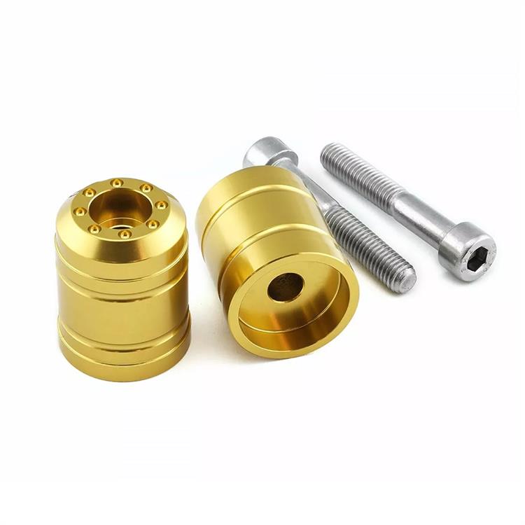 Contrappesi manubrio Kawasaki ZX 6 R 636 ABS Ninja Performance (13-24) ergal Oro Pro Bolt