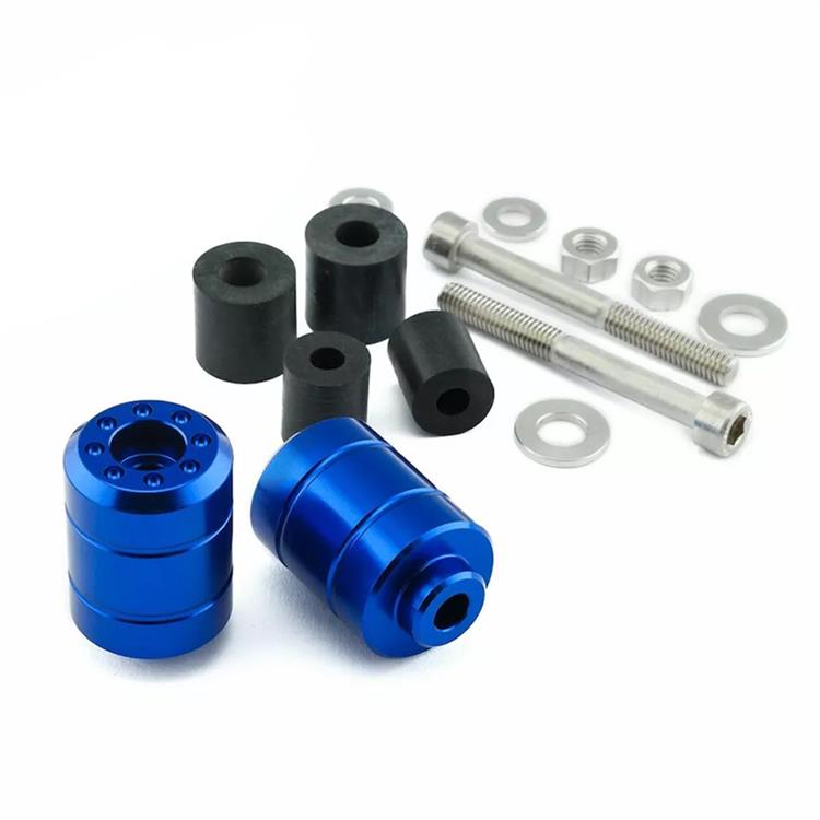 Contrappesi manubrio Ktm Super Duke 1290 R ABS (2020-2023) ergal Blu Pro Bolt