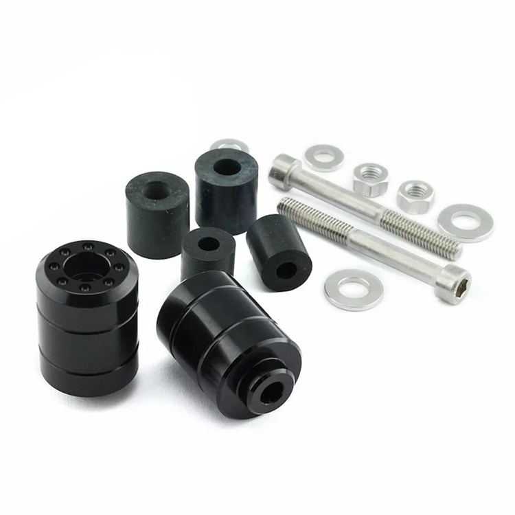 Contrappesi manubrio Suzuki GSF 1200 S Bandit (1996-2005) ergal Nero Pro Bolt