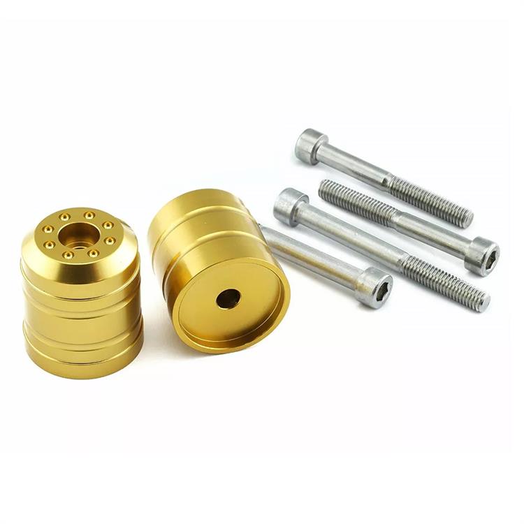 Contrappesi manubrio Suzuki GSR 750 (2014-2016) ergal Oro Pro Bolt