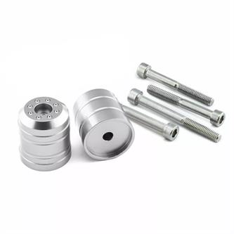 contrappesi manubrio suzuki sv 650 99 08 ergal argento pro bolt